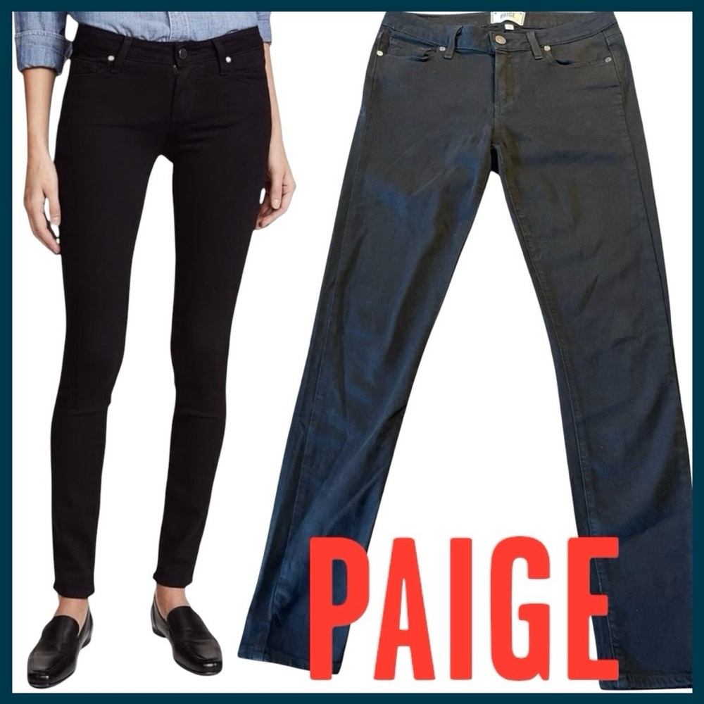 PAIGE Black Verdugo Ultra Skinny Jeans (28)